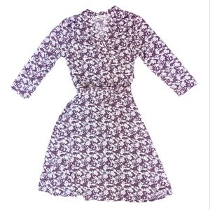 Jon & Ana Beautiful Mauve Floral Dress Size M
